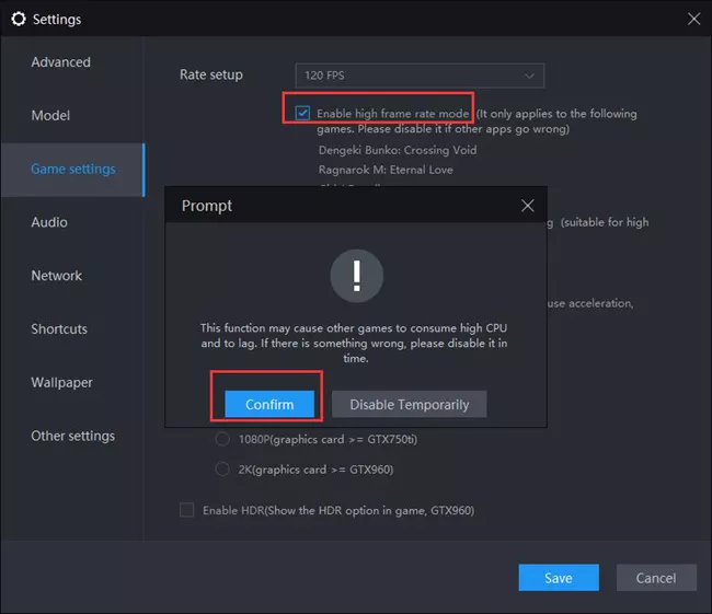Comment activer 120 FPS pour Punishing: Gray Raven sur PC