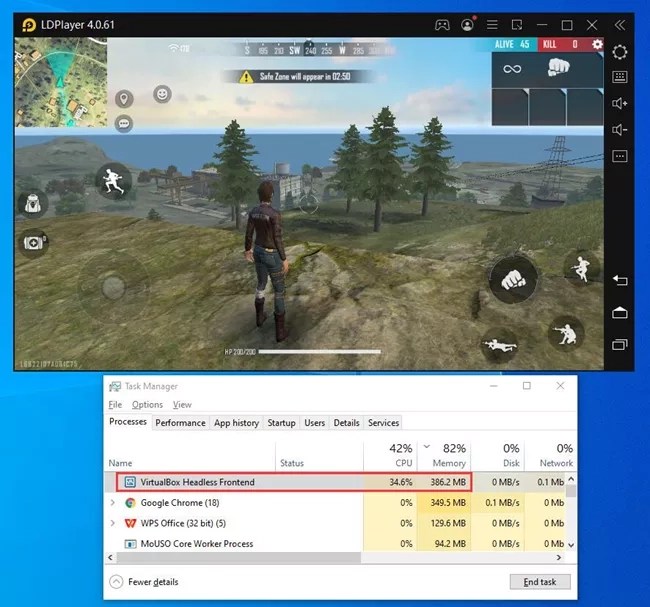 Free Fire sur PC avec LDPlayer