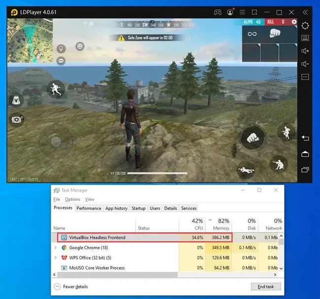Free Fire sur PC avec LDPlayer